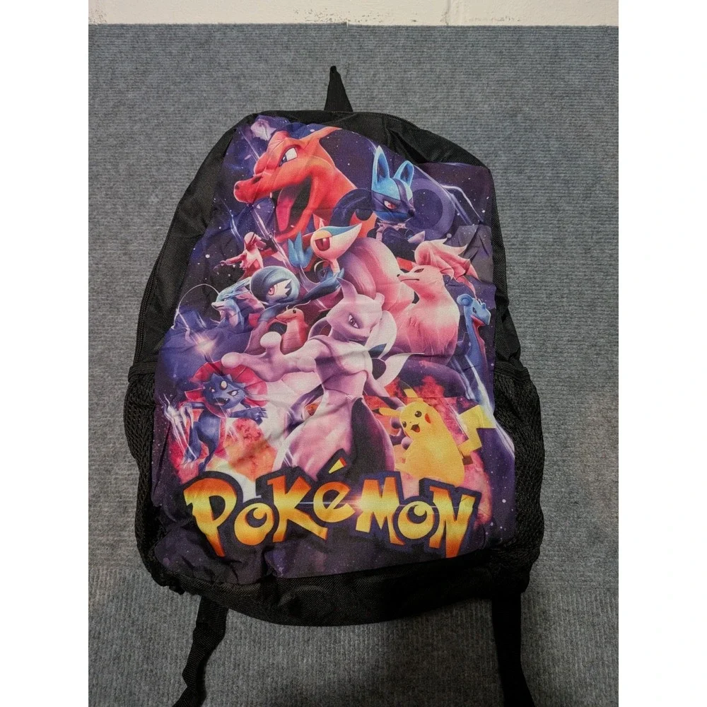 Pokemon 3 set Backpack lunch bag and pencil holder bag included